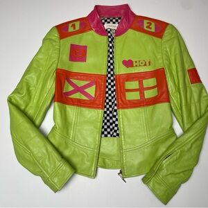 Vintage Escada 90s leather jacket